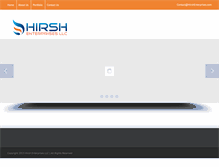 Tablet Screenshot of hirshenterprises.com